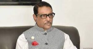 Not foreigners, people to decide who will come to power: Obaidul Quader