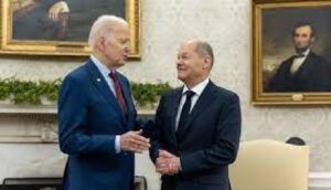 US ignores Russian warning against arming as Biden meets Scholz